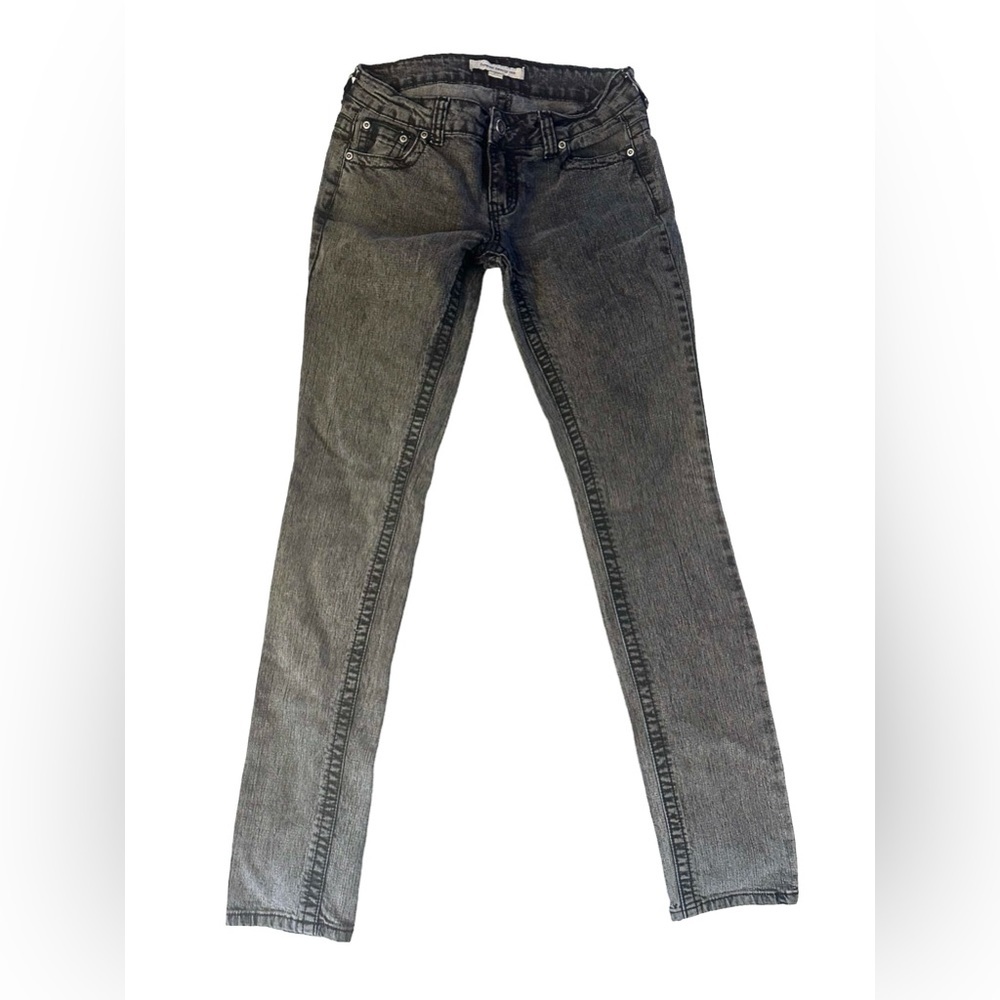 Forever 21 Gray Stone Wash Fade Skinny Jeans Size 27
